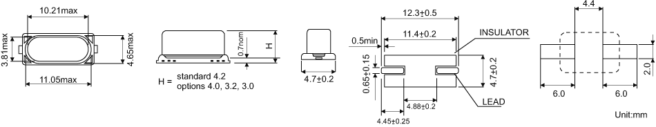 SMD MHz QUARTZ CRYSTAL HC-49-US SMD MHz QUARTZ CRYSTAL HC-49-US